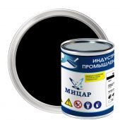 АК-124 Мицар, краска фасадная / 0,8 кг/ черный: бренд Мицар, фасовка 
