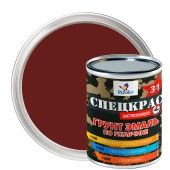 СПЕЦКРАС грунт-эмаль по ржавчине п/гл. /0,8кг/ кр.кор.: бренд Rezolux, фасовка мелкая